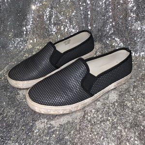 J.CREW BLACK SLIP ONS SNEAKERS!